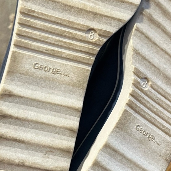 💙 GEORGE – Navy Slip-On Sneakers – Size 8 - Picture 7 of 7